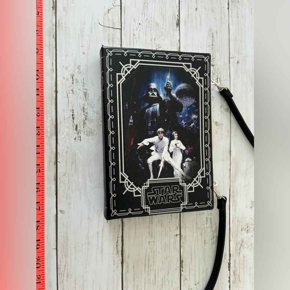 Star Wars Princess Leia & Luke Book
Crossbody Bag Purse Clutch Faux Leather